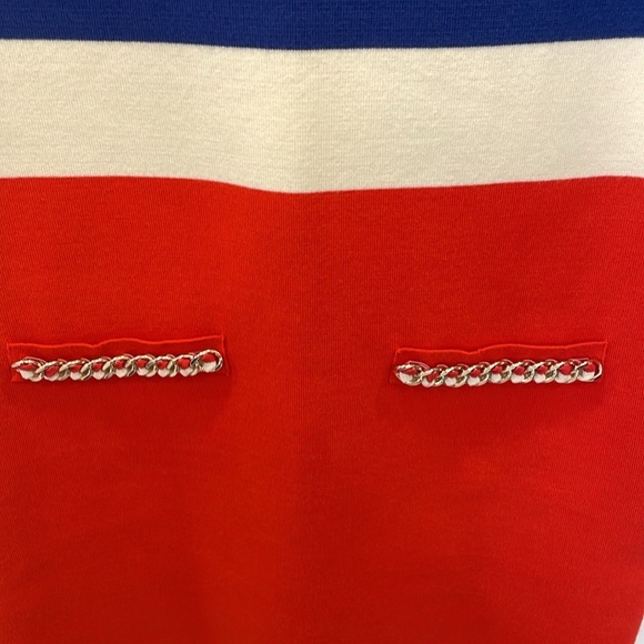 Elisabetta Franchi Colour Block Mini Dress - Picture 6 of 14